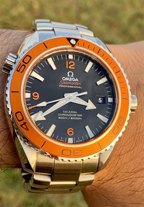 omega planet ocean good planet|omega planet ocean orange bezel.